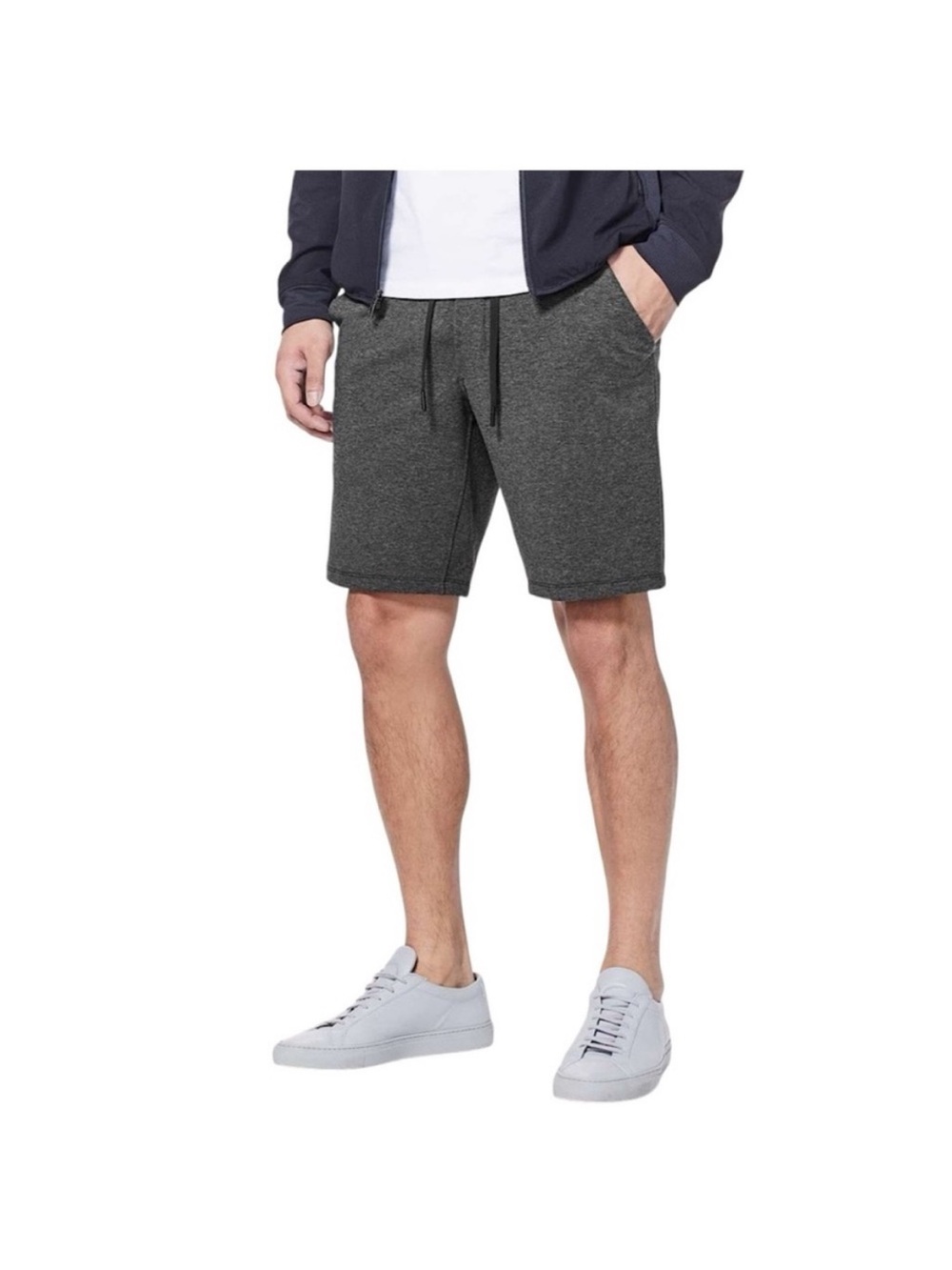 Lululemon City Sweat Short *9.5" In Heathered Black Size xlarge
